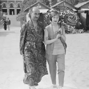 On the Lido Mr and Mrs Leonard Gollance 25 August 1926 On the Lido Mr and Mrs Leonard Gollance 25 August 1926