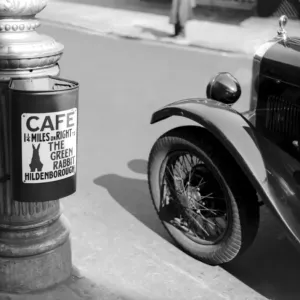 Litter Bin in Tonbridge, Kent. 1933