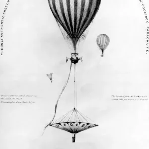London and Lee : The only Authentic Sketch of the Ascent of the Vauxhall Balloon