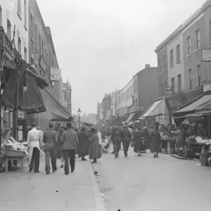 London - The Typical Street Market scene, Lambeth Street History of London - Vauxhall