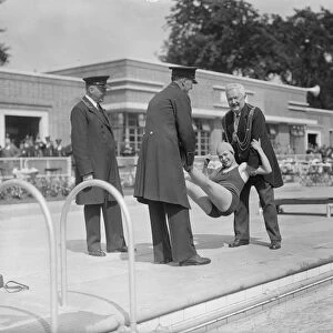 Londons newest open-air swimming pool at Brockwell Park was opened by the Mayor of Lambeth