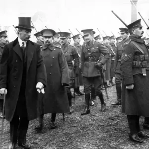 Lord Wimborne, Lord Lieutenant of Ireland, inspecting Troops Dublin Castle Ireland Lord Wimborne, Lord Lieutenant of Ireland, inspecting Troops Dublin Castle Ireland