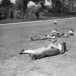 Lovers in Hyde Park May 1947 love couple romance romantic for valentines day be