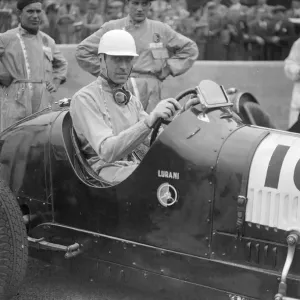 Lurani. Italian racing motorist. 10 October 1937. [?] Crystal Palace