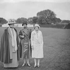Lymington Tennis Week Lady Wilmer, Lady Rosemary Bootle-Wilbraham and Mrs T B Raikes