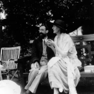 Lytton Strachey and Virginia Woolf Print Lytton Strachey and Virginia Woolf Print