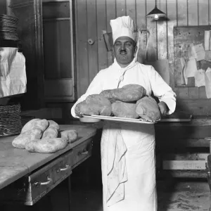 M Latry with haggis, Print M Latry with haggis, Print
