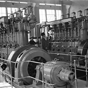 Machinery in the Dartford Sewage Works. 1935