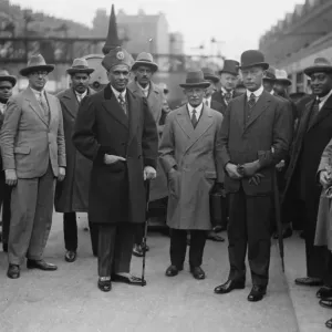 Maharajah of Alwar arrives in London. 29 May 1929