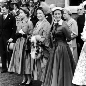 Her Majesty the Queen, the Queen Mother and Princess Margaret at Royal Ascot. 17th