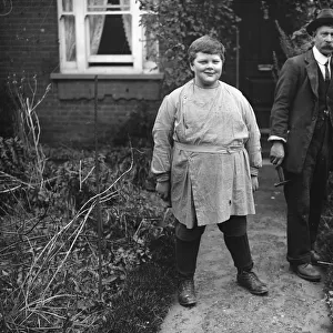 Maurice Pluthero, the fat boy of Petersham. 11 November 1916