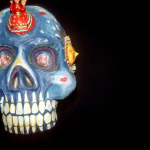 Mexican mask for the dead Mexican mask for the dead