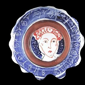 Michaela Gall - tudor portrait plates Queen Elizabeth I - verso
