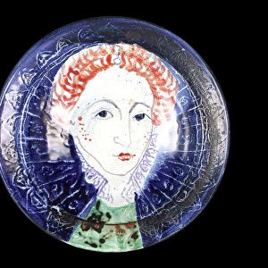 Michaela Gall - tudor portrait plates Queen Elizabeth I