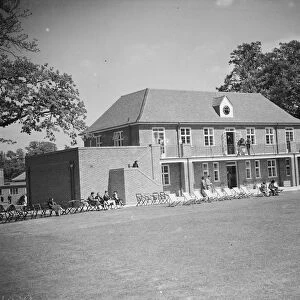 Middlesex hospitals new pavillion and playing ground in Chislehurst