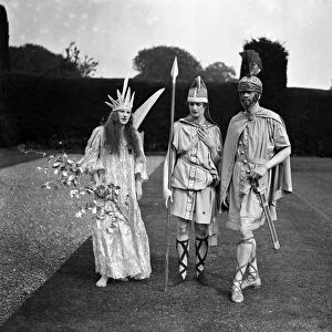 A Midsummer Nights Dream at Stansted Park, West Sussex. Pictured from left