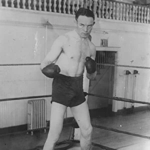 Mike Motigue US boxer. 5 September 1922