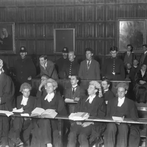 Mock Trial at Kings College, Cambridge University. Counsel addressing the court Mock Trial at Kings College, Cambridge University. Counsel addressing the court