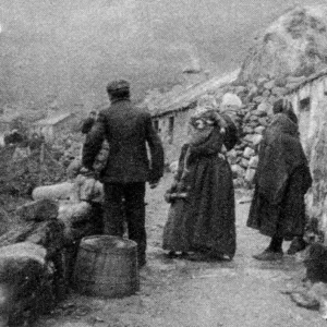 Print of St Kilda Village Scene, 1930