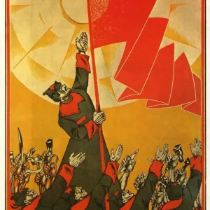 Moor Dmitry - Take a solemn oath when enlisting into the Red Army. Moscow, 1918
