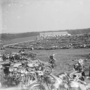 Motor cycles at Brands Hatch. 1936