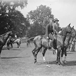 At the Mounted Gymkhana at the Ranelagh Club, West London, Miss Imogen Grenfell