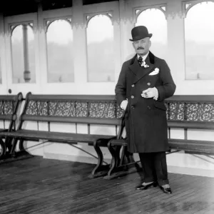 Mr Harry Preston : Businessman, hotel owner and entrepreneur, during Gala Day at Brighton Mr Harry Preston : Businessman, hotel owner and entrepreneur, during Gala Day at Brighton