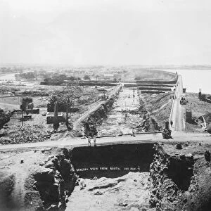 The new Lloyd Dam inspected by Sir William Birdwood. 17 May 1926