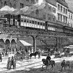 New Yorks New Elevated Railway This line has not been constructed without considerable New Yorks New Elevated Railway This line has not been constructed without considerable