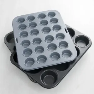 Non-stick Metal Muffin Baking Tins Print Non-stick Metal Muffin Baking Tins Print
