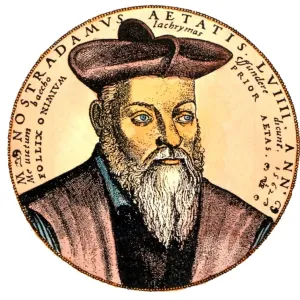 NOSTRADAMUS -. Portrait of the French clairvoyant, Michel Nostradamus (1503-1566)) NOSTRADAMUS -. Portrait of the French clairvoyant, Michel Nostradamus (1503-1566))