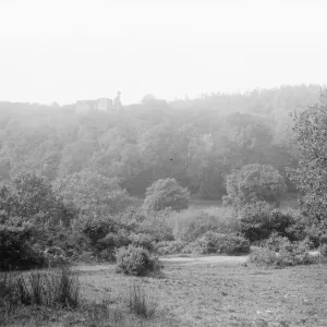 Okehampton Castle Print 1926 West Devon Okehampton Castle Print 1926 West Devon