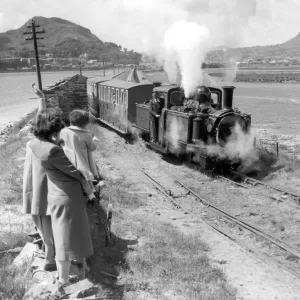 Re opening the Festiniog Railway which run from Portmadoo through 27miles of beautiful