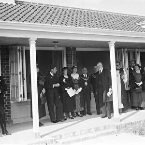 The opening of Margaret McMillan House by HRH Prince Albert, The Duke of York. The