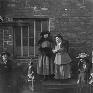 Opening of Miss Christabel Pankhursts campaign at Smethwick, Staffordshire 28