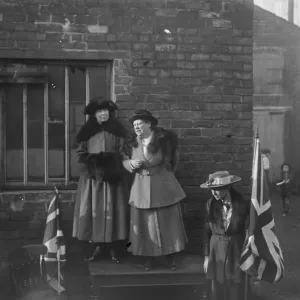 Opening of Miss Christabel Pankhursts campaign at Smethwick, Staffordshire 28
