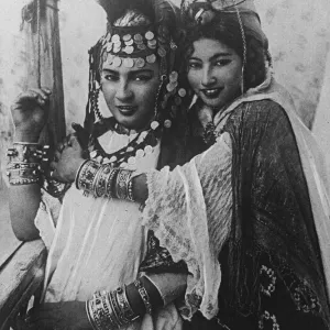 Ouled Nail Dancing Girls Print, 1920s Ouled Nail Dancing Girls Print, 1920s