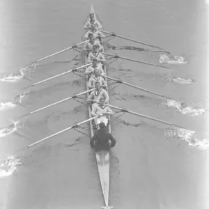 The Oxford crew. 28 March 1922