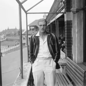 Un jugador de críquet de la Universidad de Oxford. A M Crawley. Junio 1928 Un jugador de críquet de la Universidad de Oxford. A M Crawley. Junio 1928
