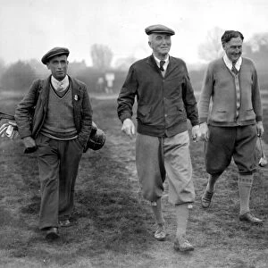 Parliamentary Golf Tournament at. Sir John Simon and Mr J. R. Remer. 1936 Simon