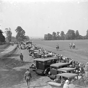 Polo at Chislehurst, Kent. A general view. 1934
