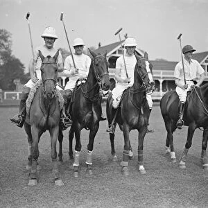 Polo at Ranelagh - Traillers versus Scopwick. The Traillers - Sir Douglas Scott