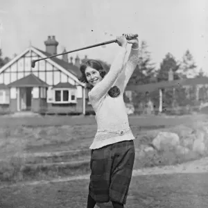 Preparing for the girls golf championship at Stoke Poges Miss Jean Farquhar 13 Preparing for the girls golf championship at Stoke Poges Miss Jean Farquhar 13