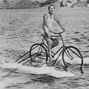 Pretty Hollywood beauty introduces a new watersport. Dorothy Mackail star of many