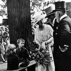 Princess Mary, the Princess Royal, in Victoria Park. Picture taken in 1921 but did