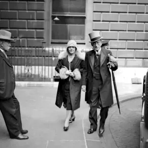 Private view day at the Royal acadamy. Sir Johnston and Lady Forbes-Robertson Private view day at the Royal acadamy. Sir Johnston and Lady Forbes-Robertson