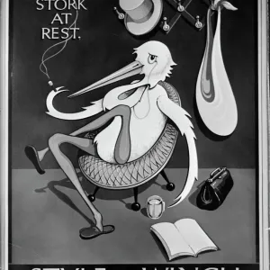 Affiche publique pour l'Étourneau en Repos près de Gravesend, Kent, Angleterre 4 janvier 1969. Affiche publique pour l'Étourneau en Repos près de Gravesend, Kent, Angleterre 4 janvier 1969.