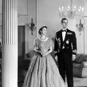 Queen Elizabeth II and Prince Philip Print Queen Elizabeth II and Prince Philip Print