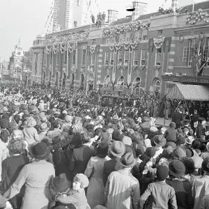 Queen Mary received an enthusiastic welcome when she visited Brixton to open the new &pound;90