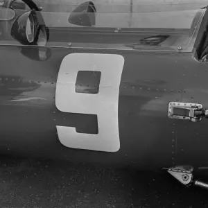 Racing car at Brands Hatch testing 1967